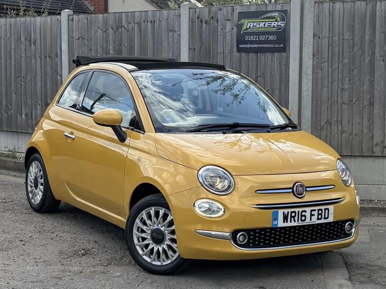 FIAT 500C 1.2 500c My17 1.2 69hp Lounge Convertible 2016