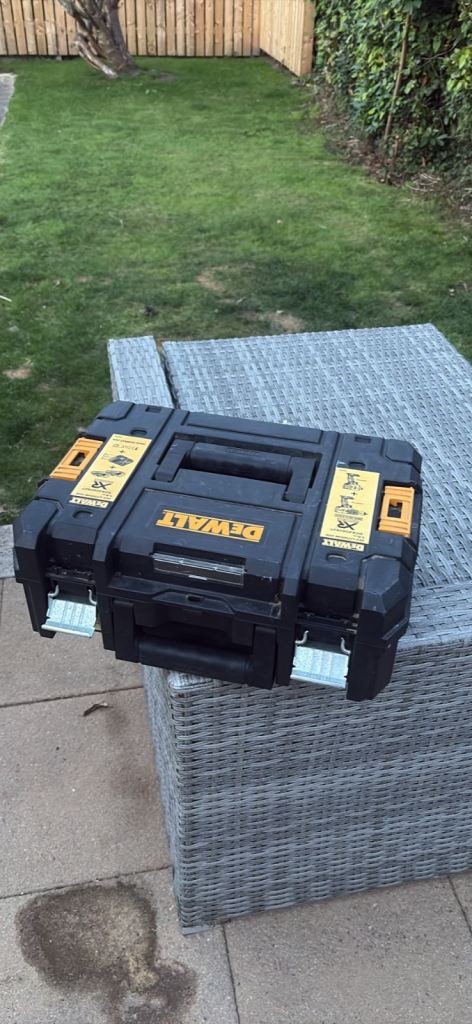 Dewalt TSTAK Tool Box – Good Condition, Black