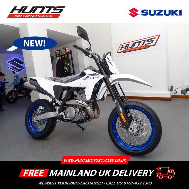 NEW Suzuki DR-Z4SM Street Supermoto - £7,999 ON THE ROAD (NO ADDED FEES!)