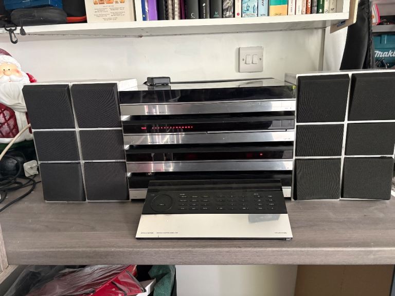 Bang & Olufsen BeoSystem Stereo System with Speakers and Remote