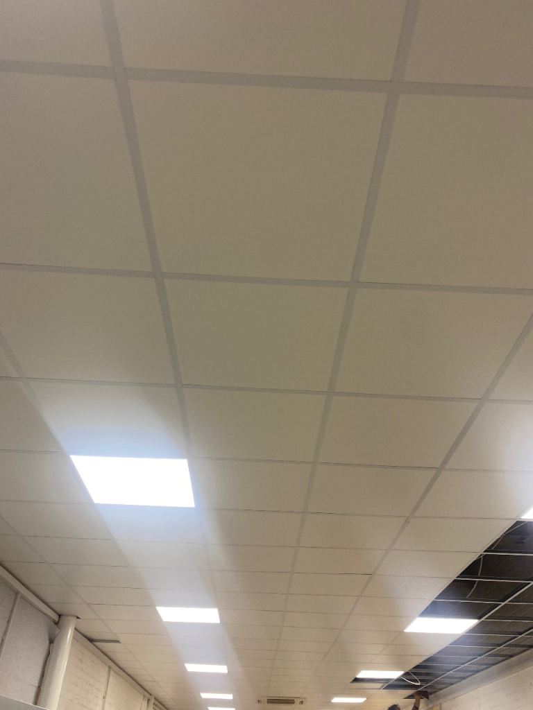 300m square white Celling tiles 