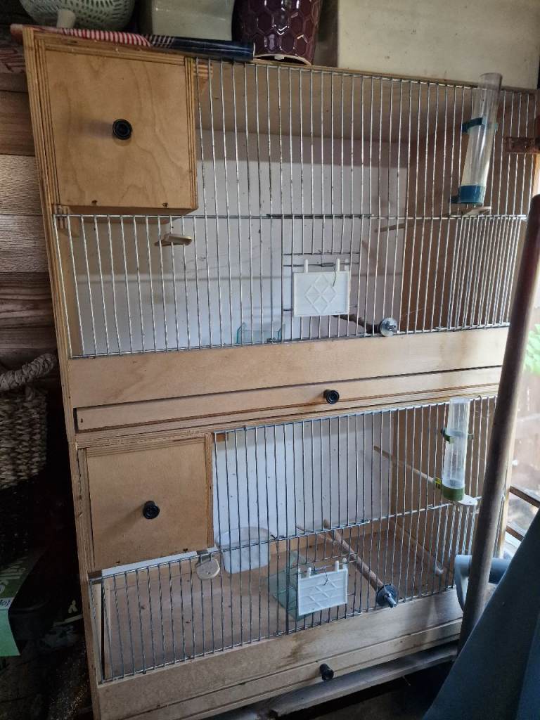 2 Budgie/Cockatiel Breeding Cages