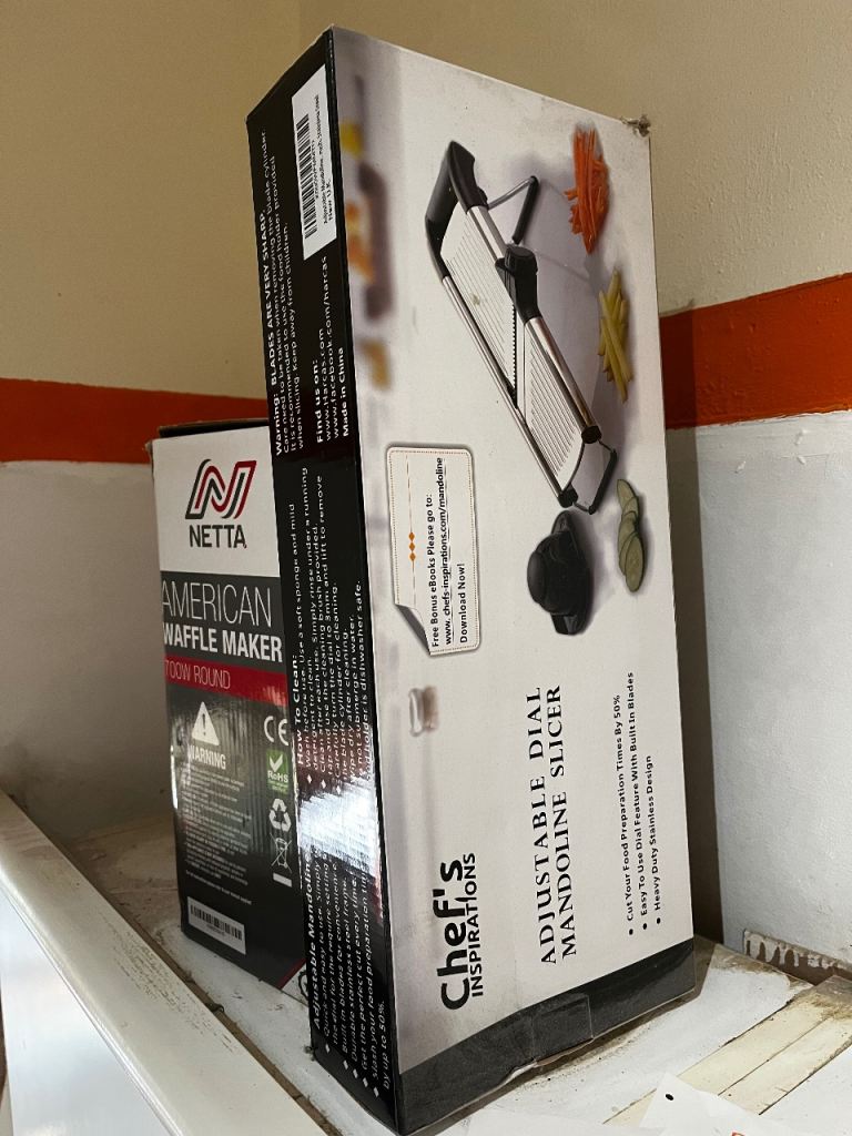 Chef's Inspirations Adjustable Dial Mandoline Slicer - New in Box