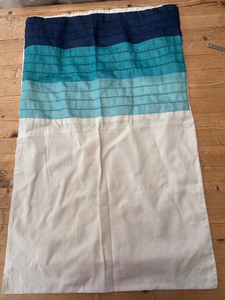Blue stripe satin finish pillowcase £1. Tqy or can post