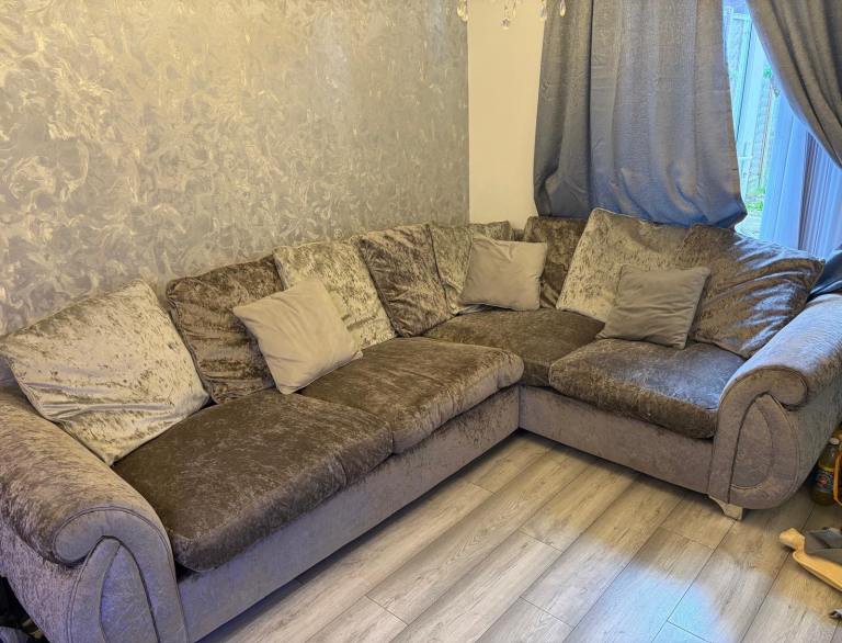 Grey corner sofa 