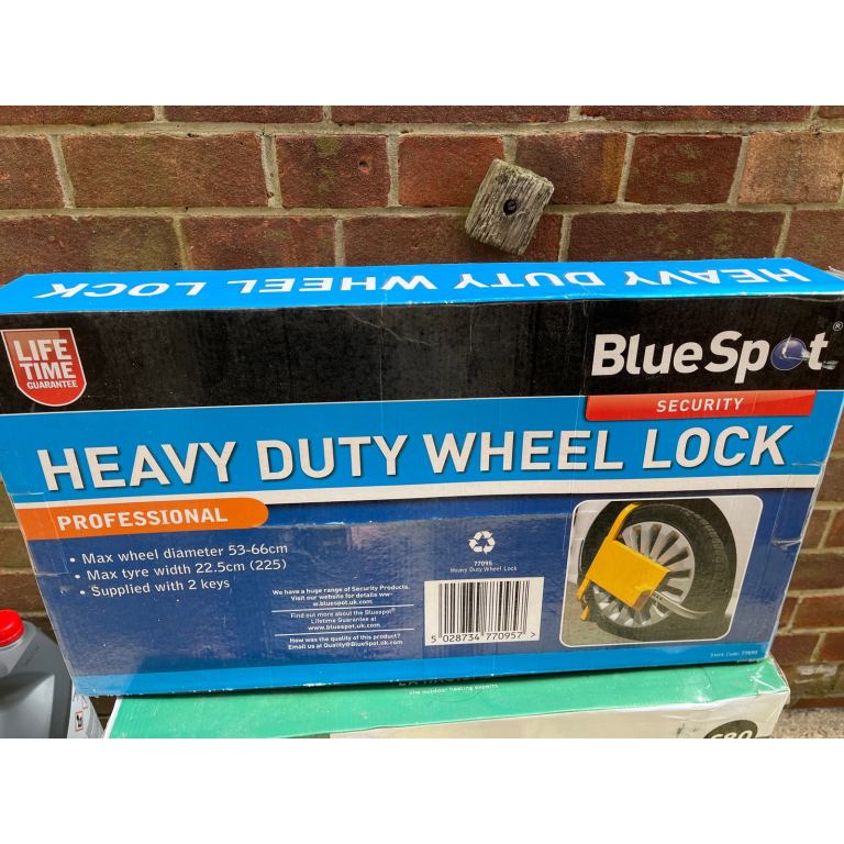 Heavy duty wheel lock. 