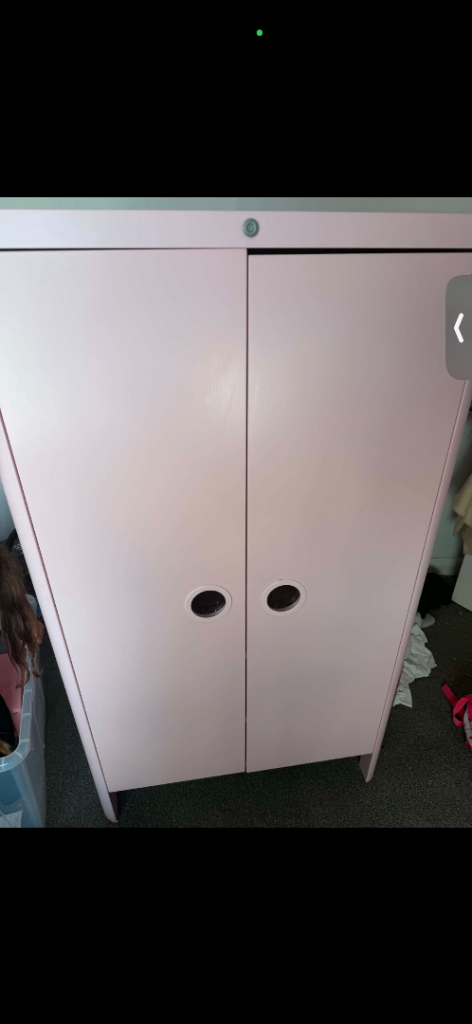 IKEA pink wardrobe 