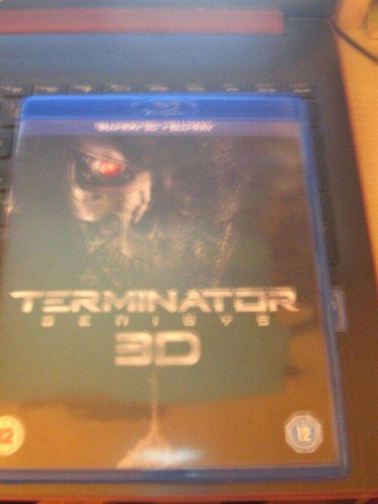 Terminator Genisys 3D Blu-Ray 2 Dvd's