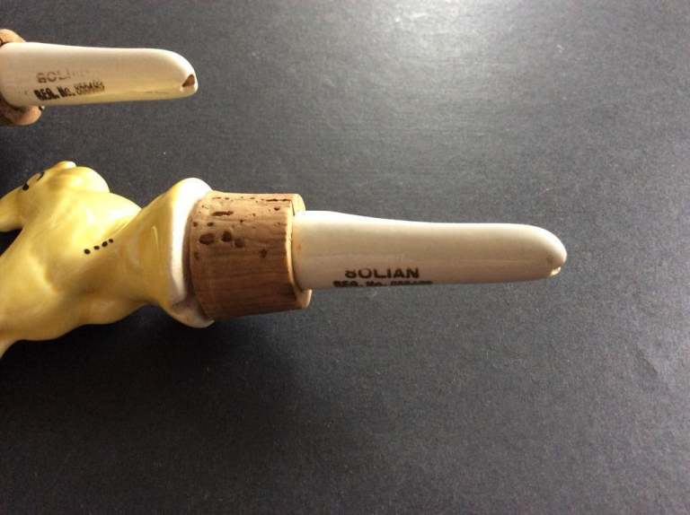 VINTAGE STAFFORDSHIRE CERAMIC COCKEREL DRINKS POURER