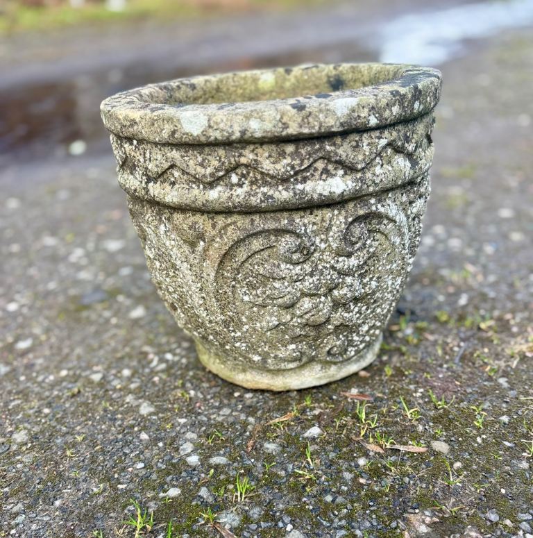 A Vintage stone planter/pot,