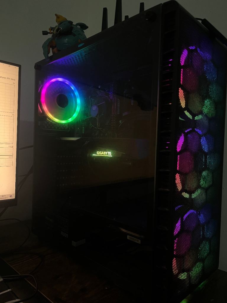 (Collection Only) Used Gaming PC | RTX 3060 12GB | Intel i5-9400F | 16GB RAM | SSD + 1TB HDD | RGB