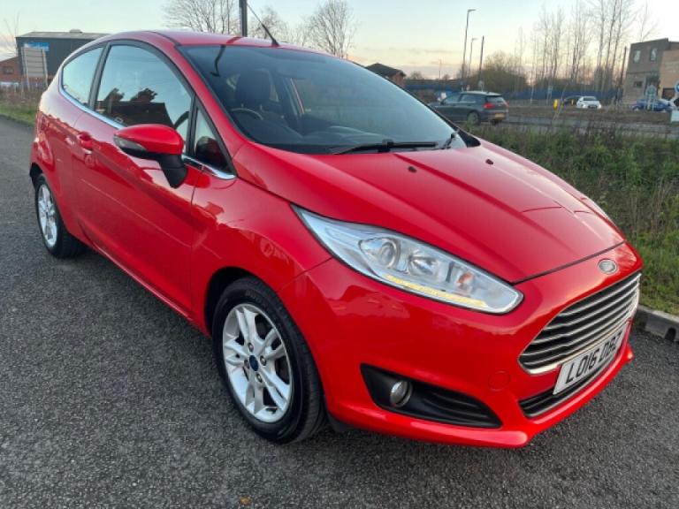 2016 Ford Fiesta 1.25 Zetec Euro 6 3dr Hatchback Petrol Manual