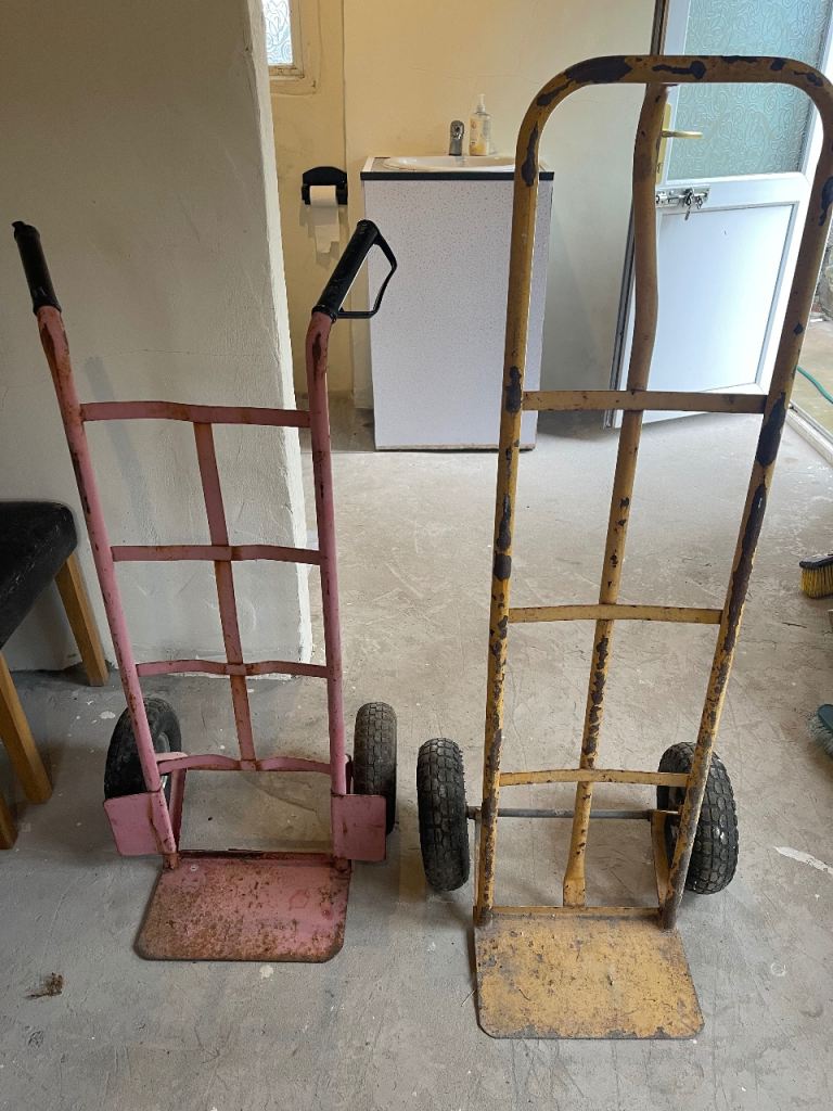 Two Used Sack Trucks / Hand Trolleys - Fair Condition