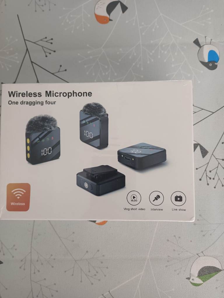 New Wireless Microphones Four - Black