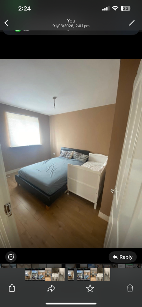 Two bedroom flat available unfurnished wardown park 