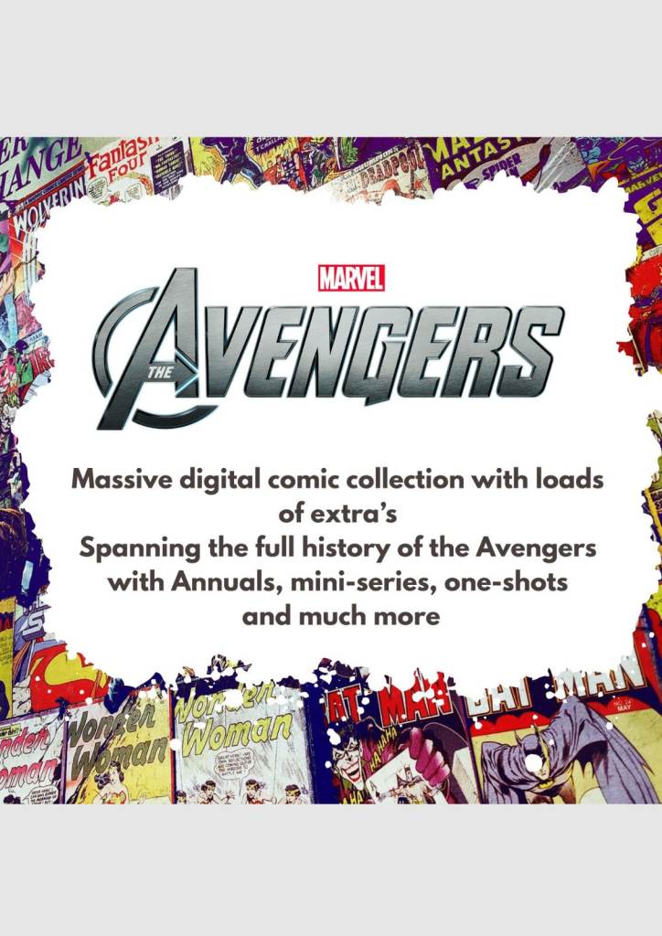 Avengers Digital Comic Collection from the 60's with loads of series, one-shots, mini's etc