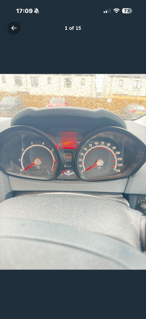Ford, FIESTA, Hatchback, 2012, Manual, 1242 (cc), 3 doors