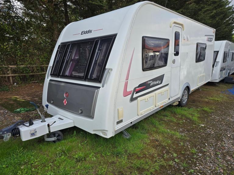 2013 Elddis Affinity 540 Fixed Bed End Washroom Caravan, M/Mover