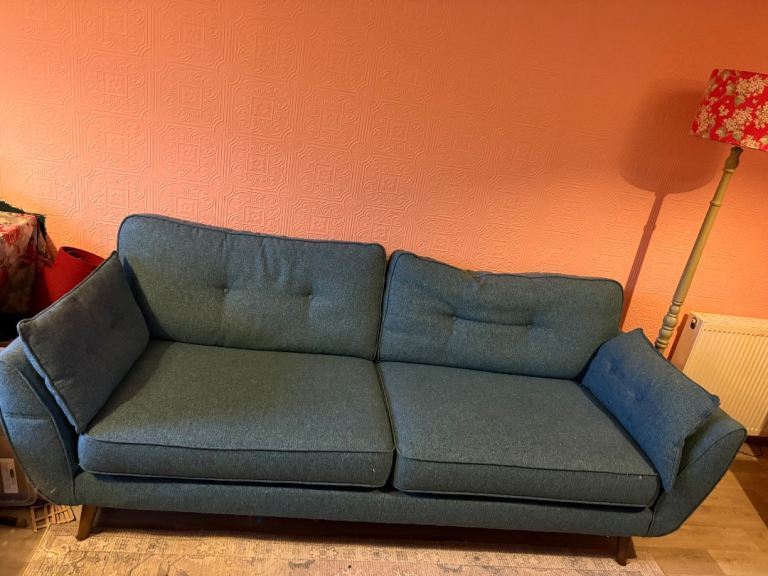 DFS x French connection “zinc” 4 seater sofa 