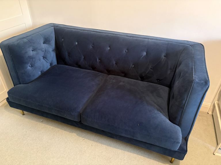 Navy Sofa 