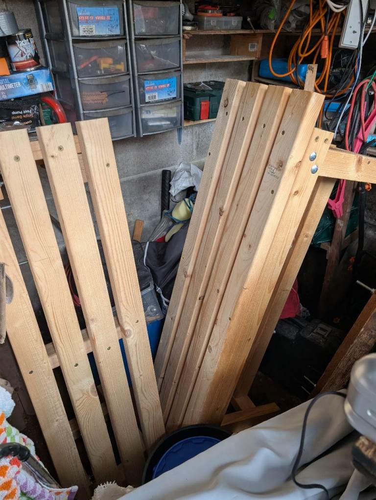 Wooden Bed Frame Slats – Good Condition