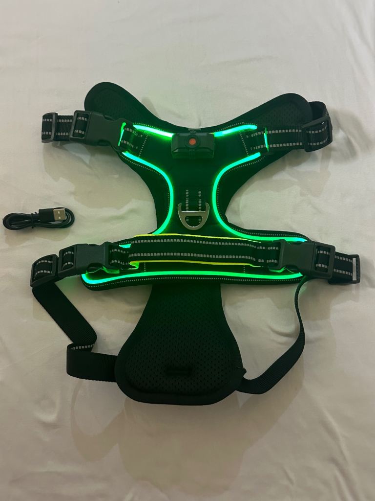 light up dog harness 