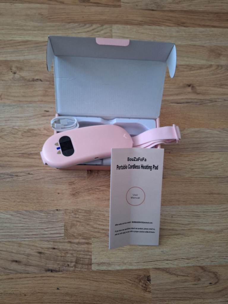 Bouzafofa portable cordless heating pad