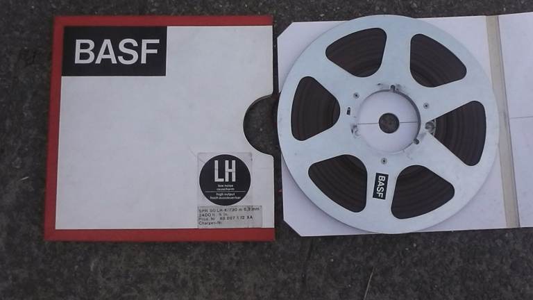 Used Reel-to-reel 1/4Inch tape on 10.5Inch spool.