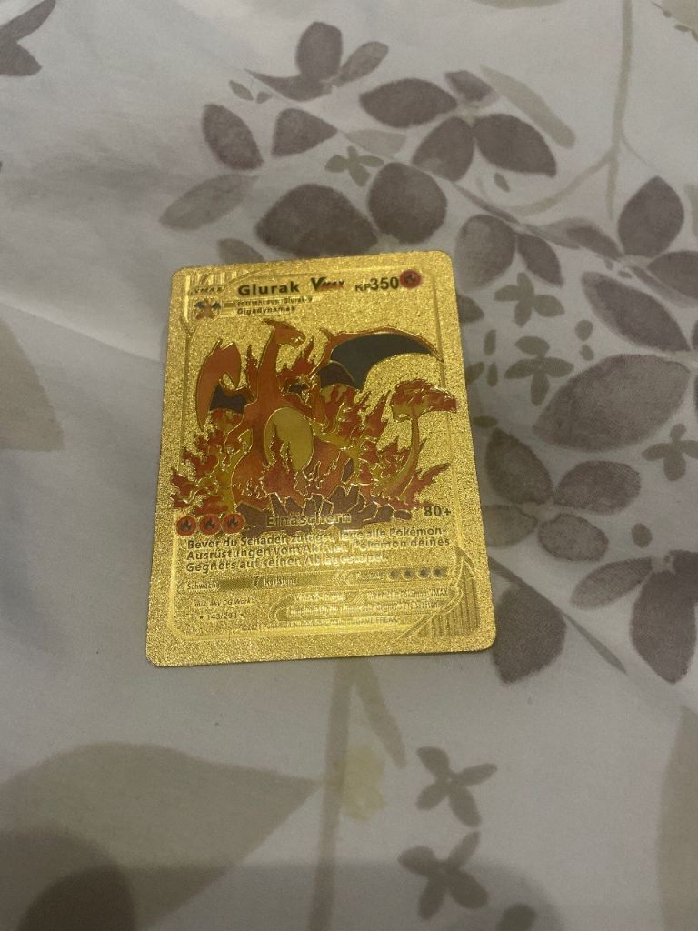 Gold Charizard Vmax Pokemon Card – Collectible
