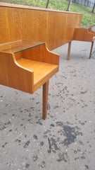 Mid century kingsize teak headboard 