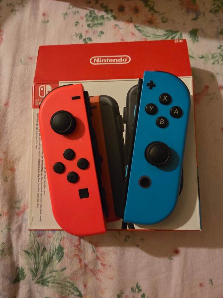 One set of Joy-Con switch controllers  All in good condition  Nintendo product