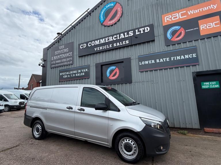 2022 Mercedes-Benz Vito 2.0CDI 114 PROGRESSIVE L2 LWB Low Roof Twin Door Euro 6 Panel Van Diesel ...