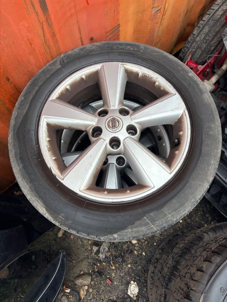 17” nissan quashqai alloy wheel set 
