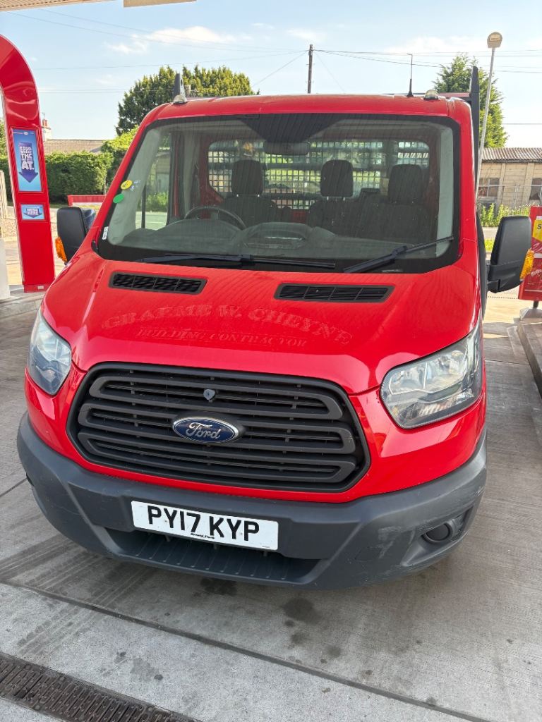 Ford, TRANSIT, Dropside Twin Wheel Truck, 2017, Manual, 1996 (cc)