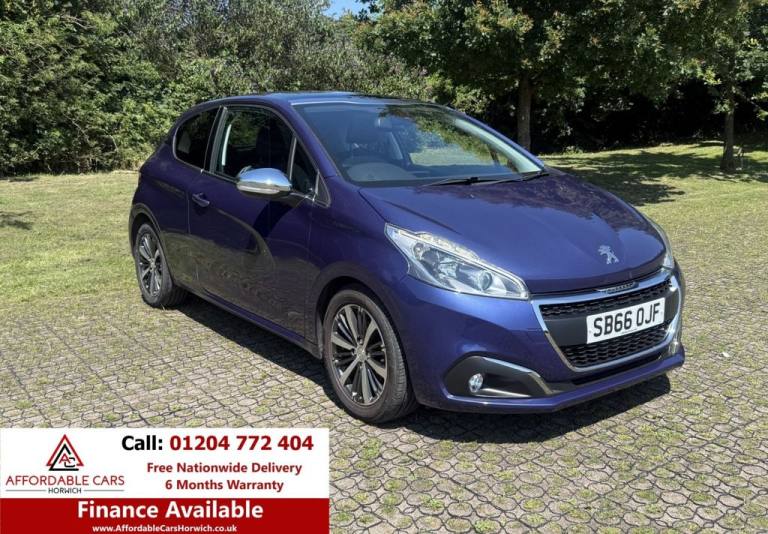 2016 Peugeot 208 1.2 PureTech Allure Hatchback 3dr Petrol Manual Euro 6 (82 ps) Hatchback Petrol ...