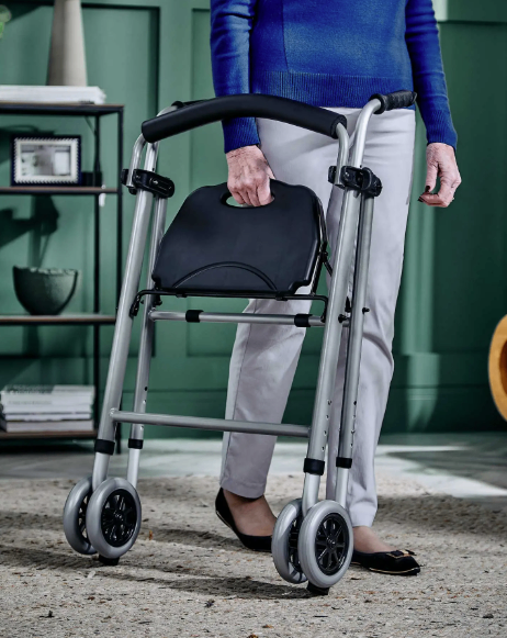 Wheeled walker.