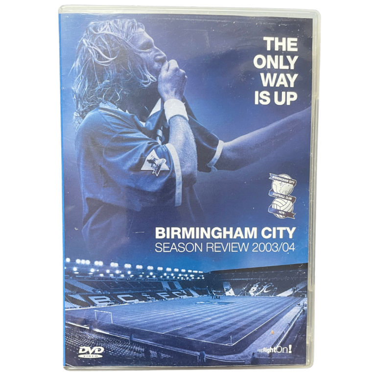 Birmingham City FC Season Review 2003/04 DVD – The Only Way Is Up – Official Club Release