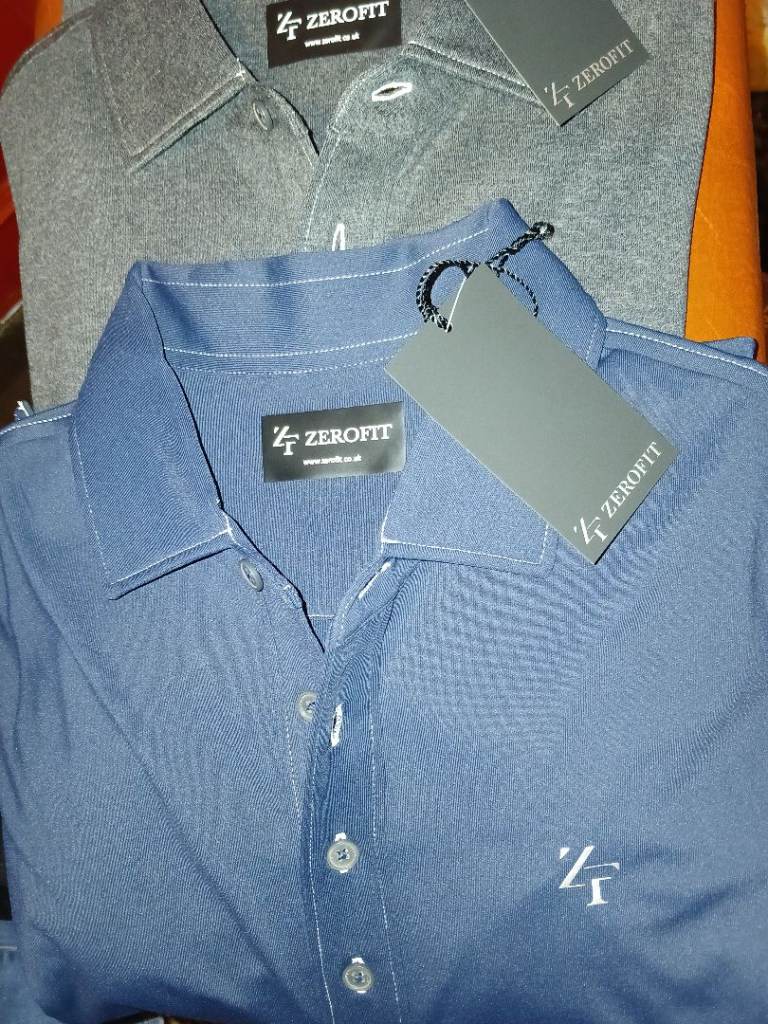 ZEROFIT GOLF T-SHIRT PORTRUSH/NEW/LABELS 