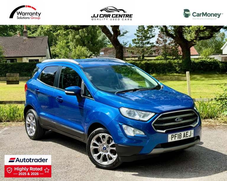 2018 Ford Ecosport 1.0T EcoBoost Titanium Euro 6 (s/s) 5dr HATCHBACK Petrol Manual
