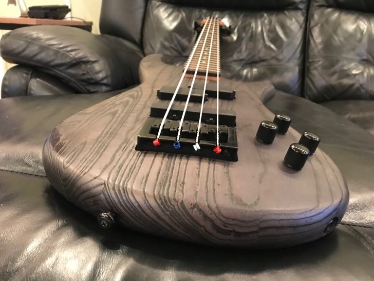 Spector NS Pulse 4 string bass guitar - Charcoal Grey, set up beautifully 
