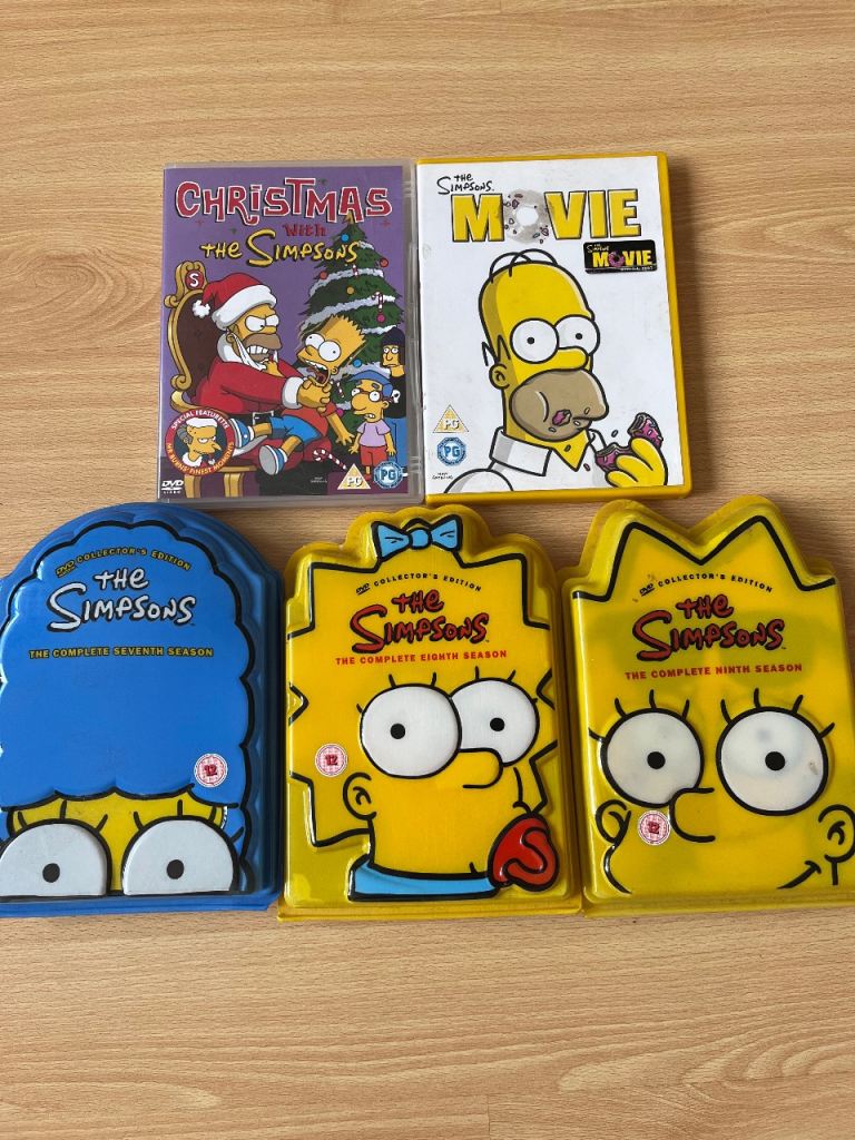 The Simpsons DVD Collection & Movie – Good Condition