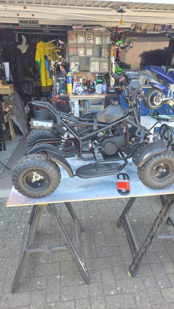 Kids Quad Bike - Black, Good Condition