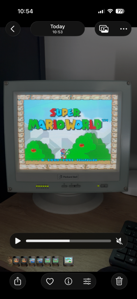 Packard Bell CRT Monitor - Retro Gaming Display