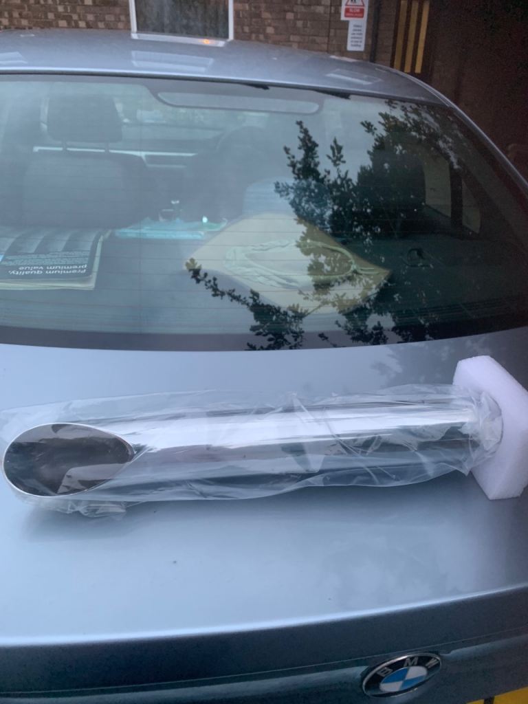 New motea craftride chrome exhaust