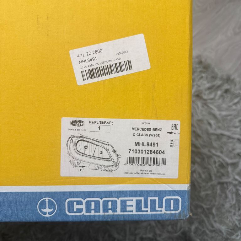 Mercedes Benz C Class W205 Right Side Headlight MHL8491 Brand New