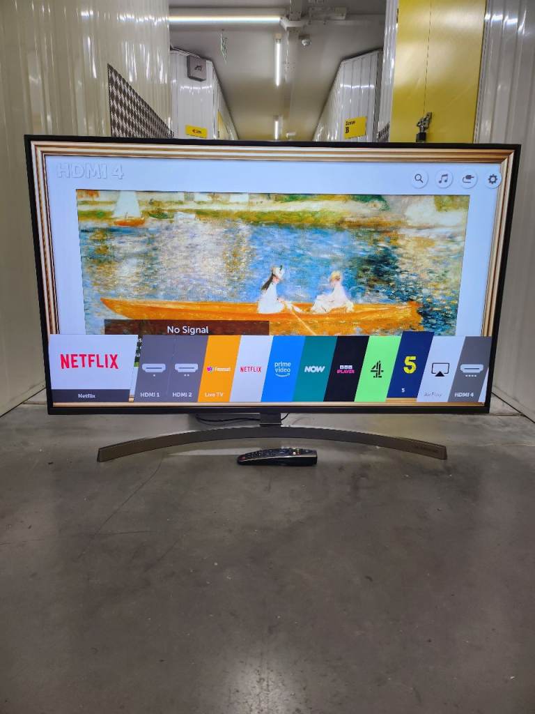 43" LG 4k Smart Ultra smart UHD QUANTUM HDR LED WiFi TV with Stand and Remote £129