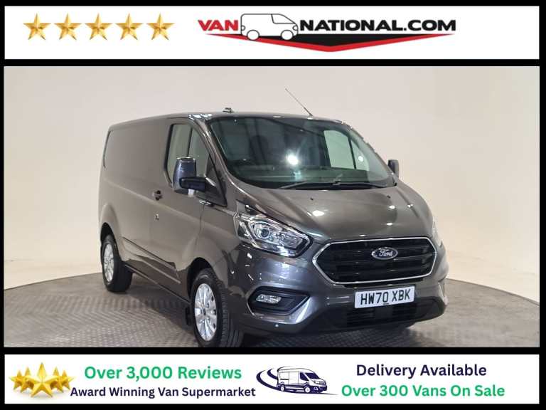 2020 Ford Transit Custom 2.0 280 ECOBLUE LIMITED L1 H1 130 BHP SWB Panel Van Diesel Manual