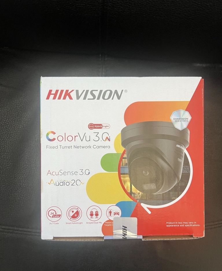 Hikvision ColorVu 3.0 8MP Fixed Turret Network Camera - NEW