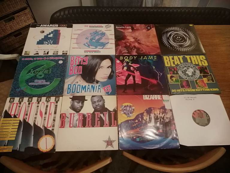 1980s-2000s Lps rave, house, garage