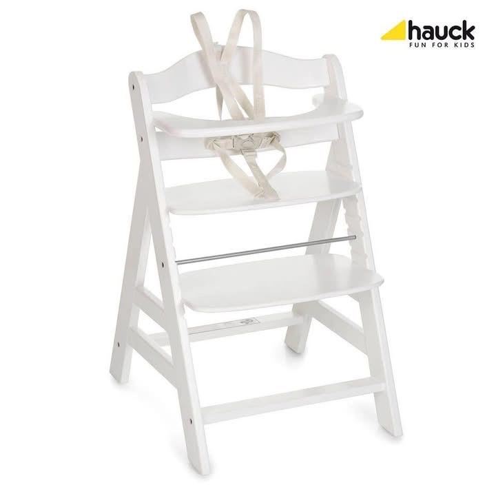 Hauck Alpha chair (white) - new/boxed